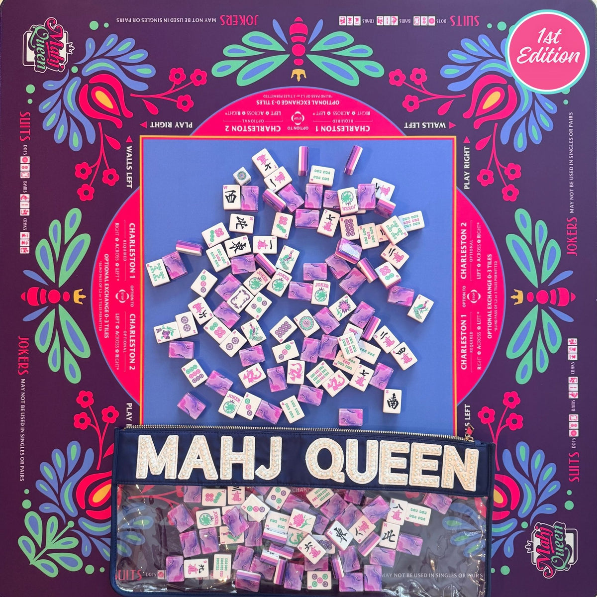 Tea Party Mahjong Tiles