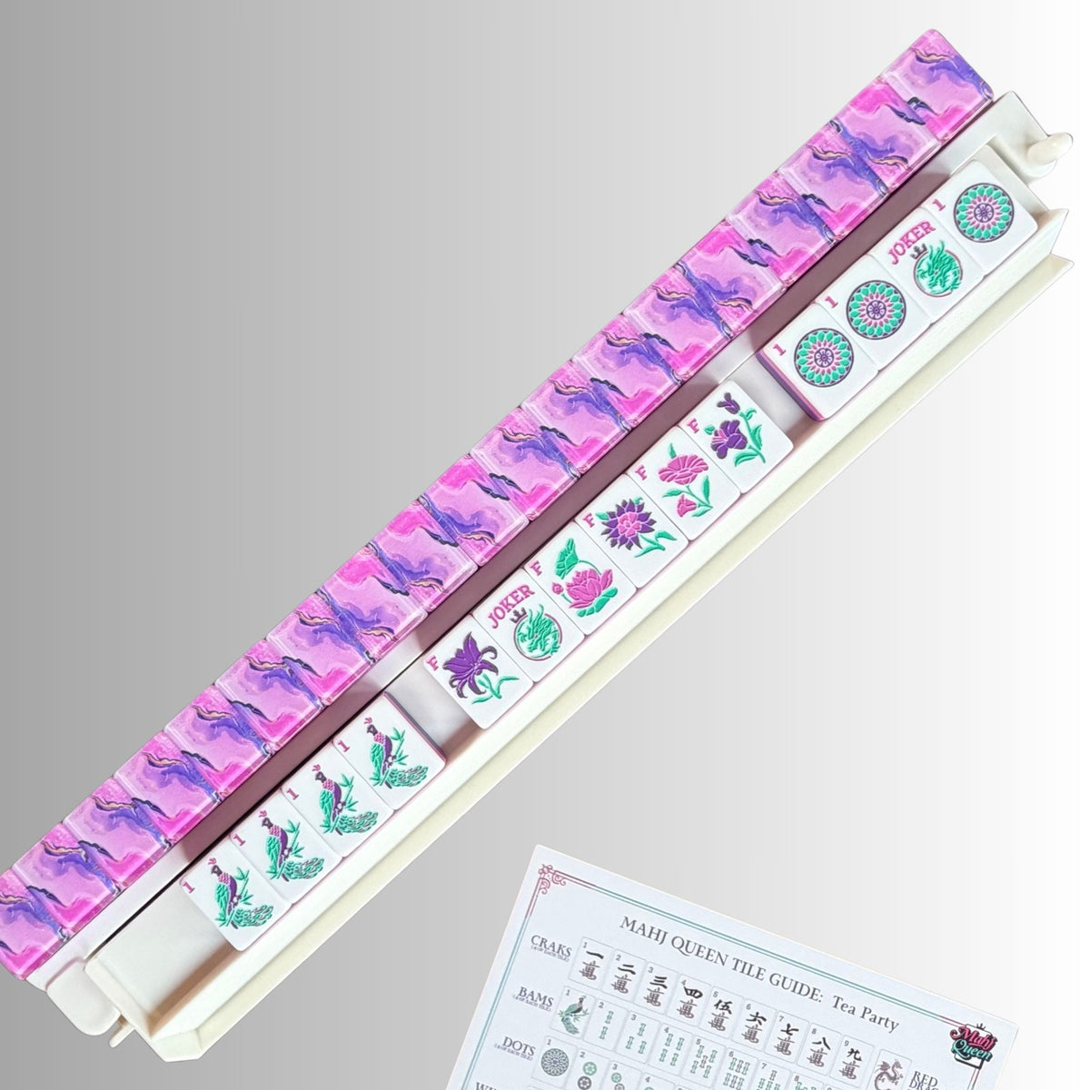 Tea Party Mahjong Tiles