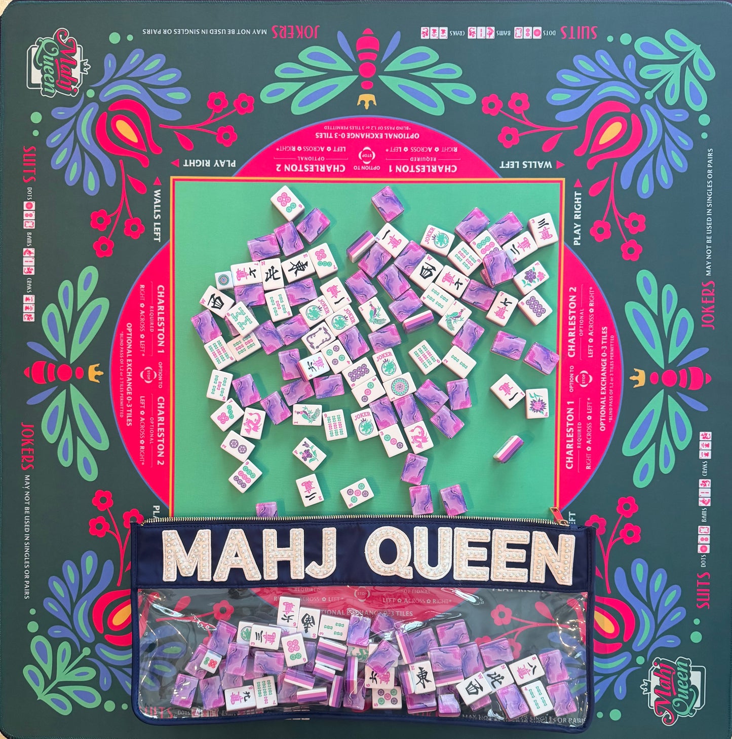 Tea Party Mahjong Tiles