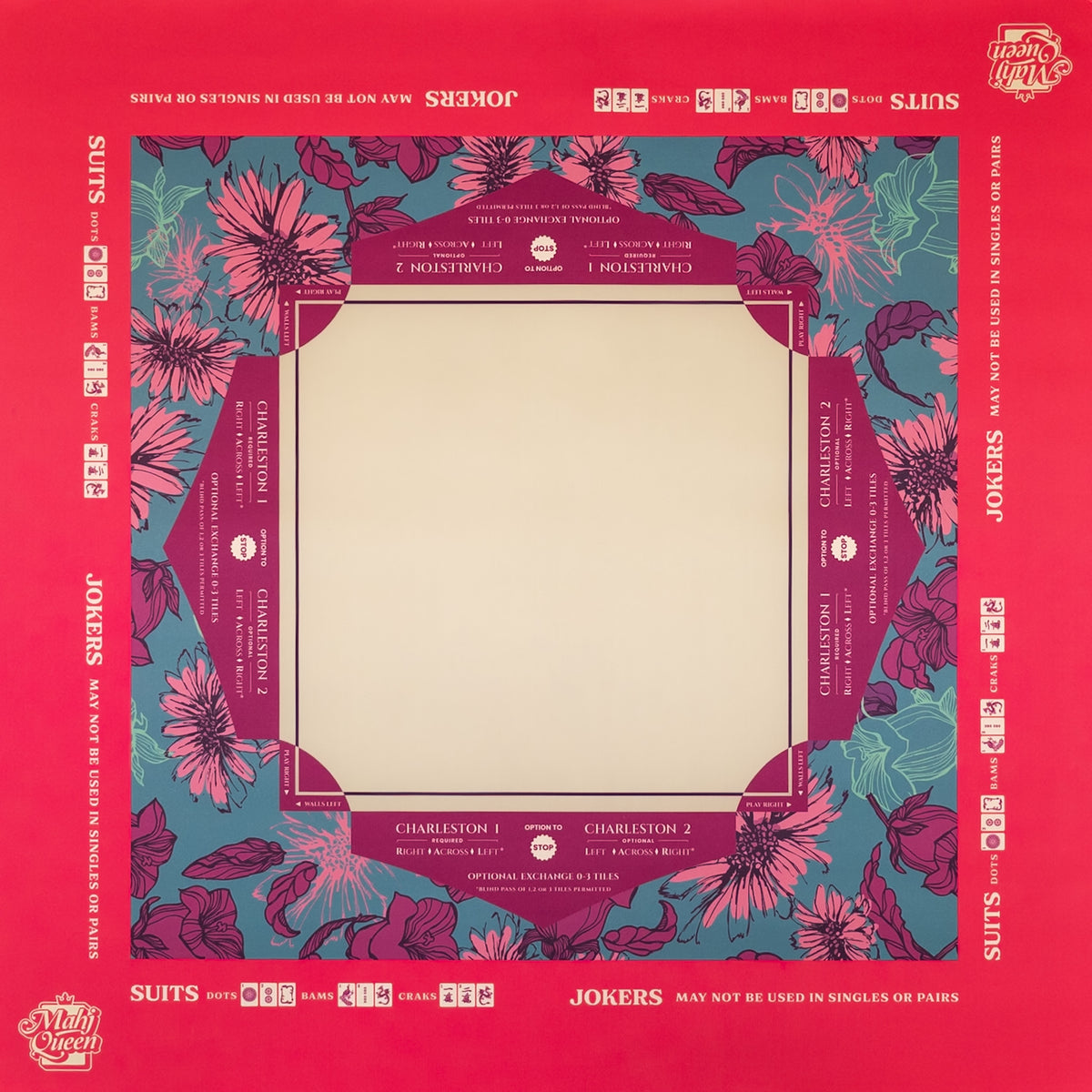 Queen’s Garden: Jewel Garden Mahjong Mat
