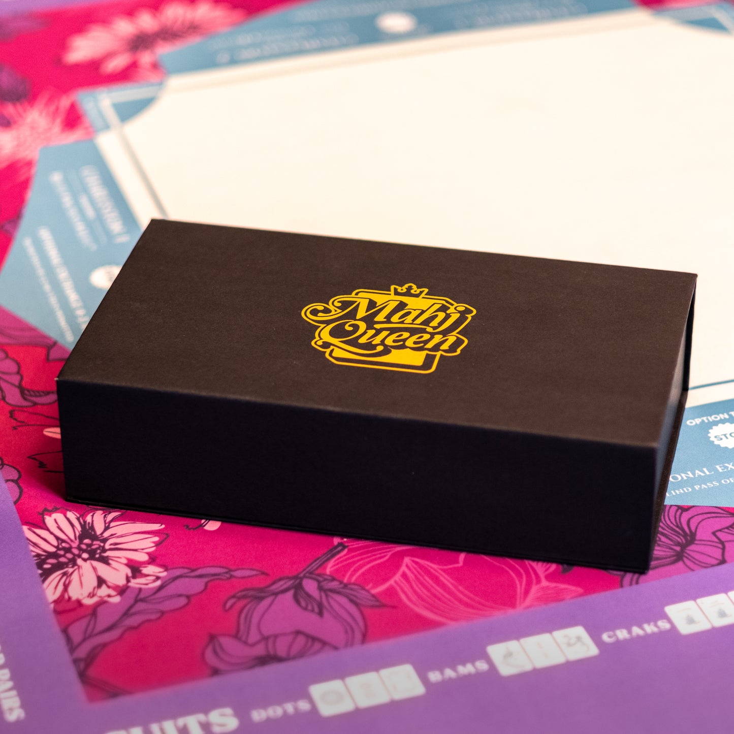 Neon Daze Mahjong Tiles