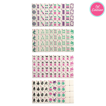 Tea Party Mahjong Tiles