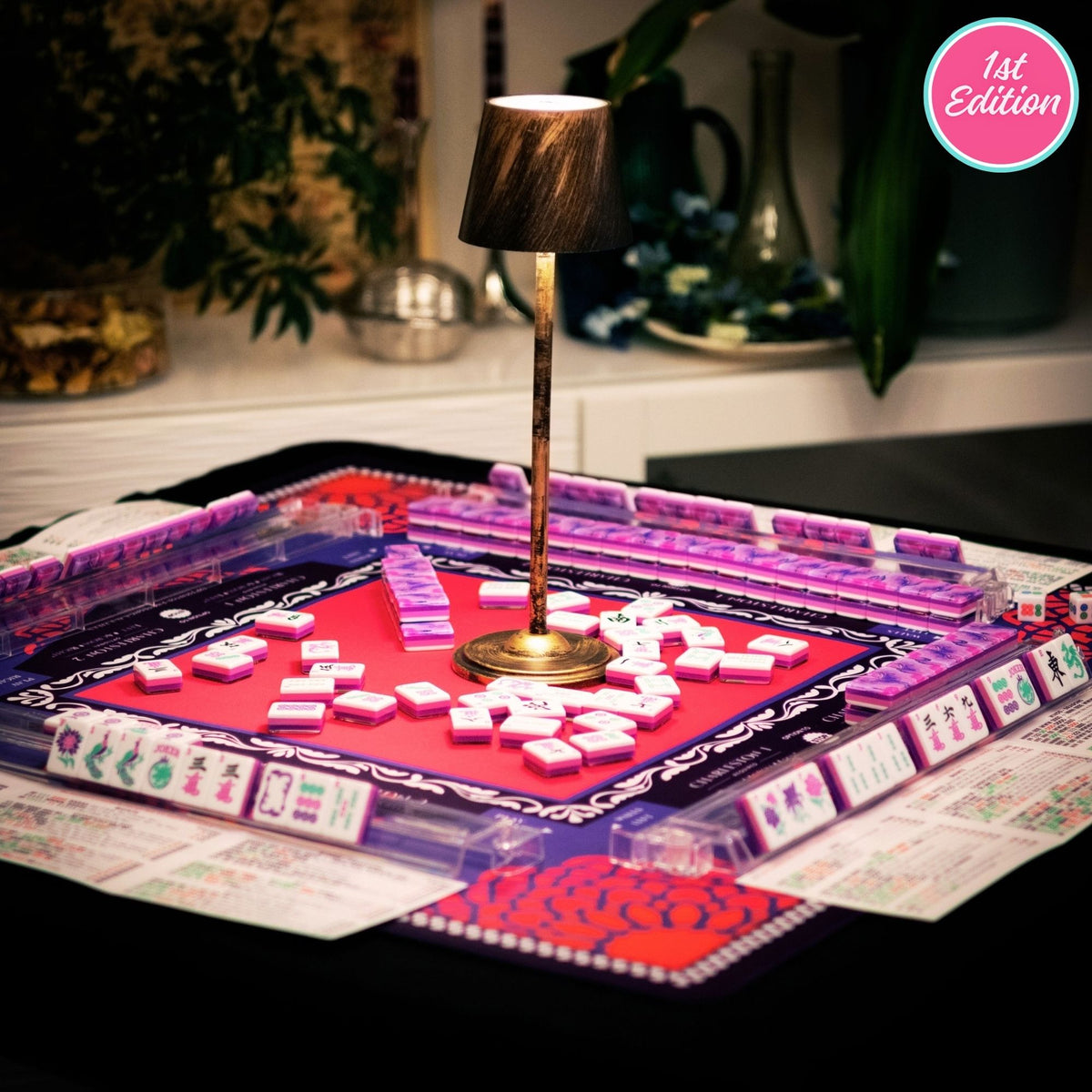 Tea Party Mahjong Tiles
