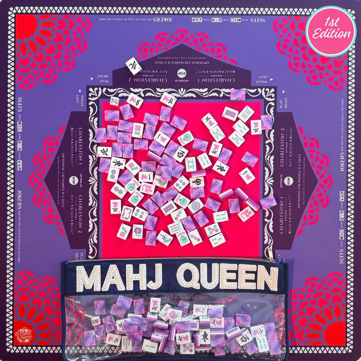 Tea Party Mahjong Tiles