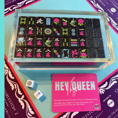 Mahj Queen™ Acrylic Tile Box