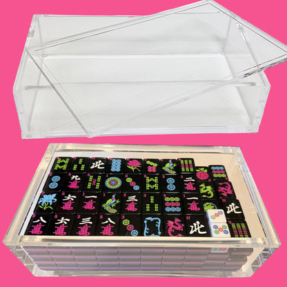 Mahj Queen™ Acrylic Tile Box