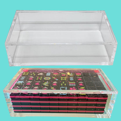 Mahj Queen™ Acrylic Tile Box