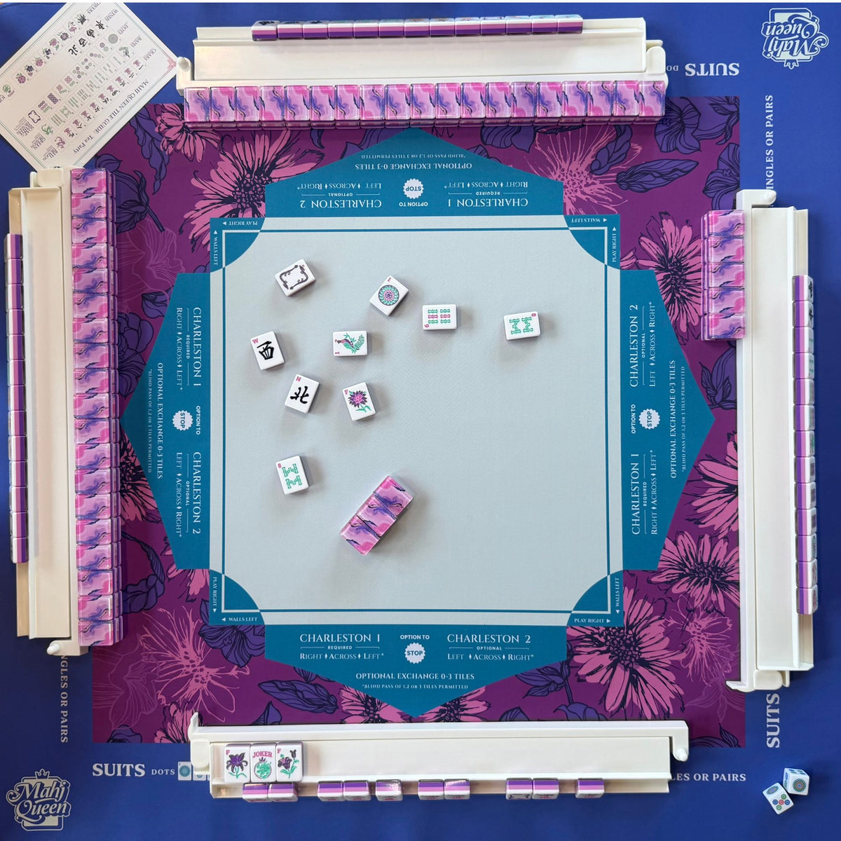 Tea Party Mahjong Tiles