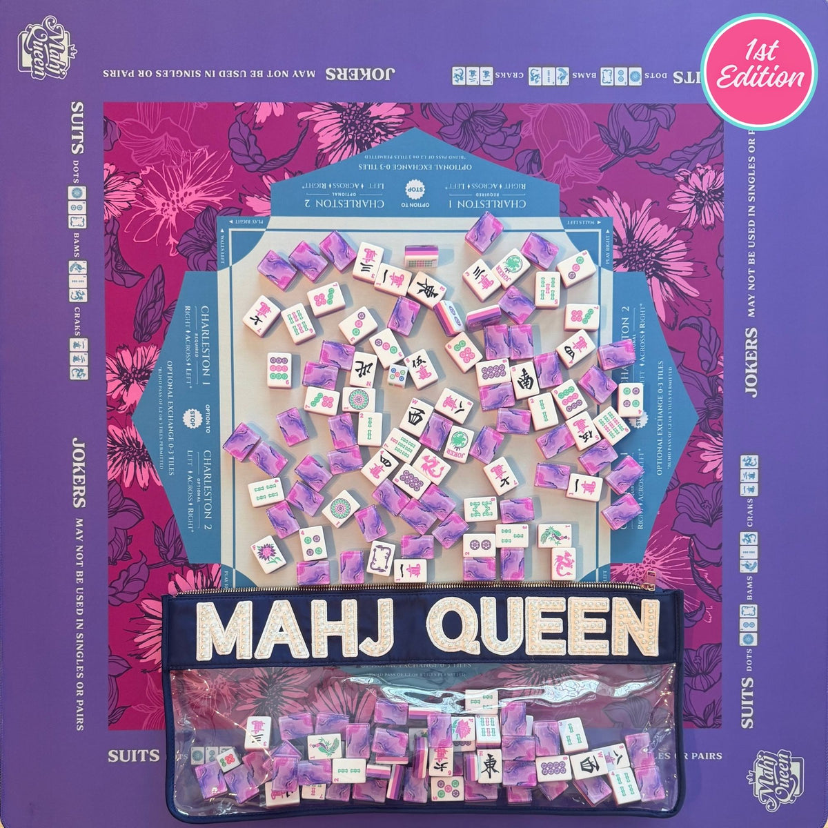 Tea Party Mahjong Tiles