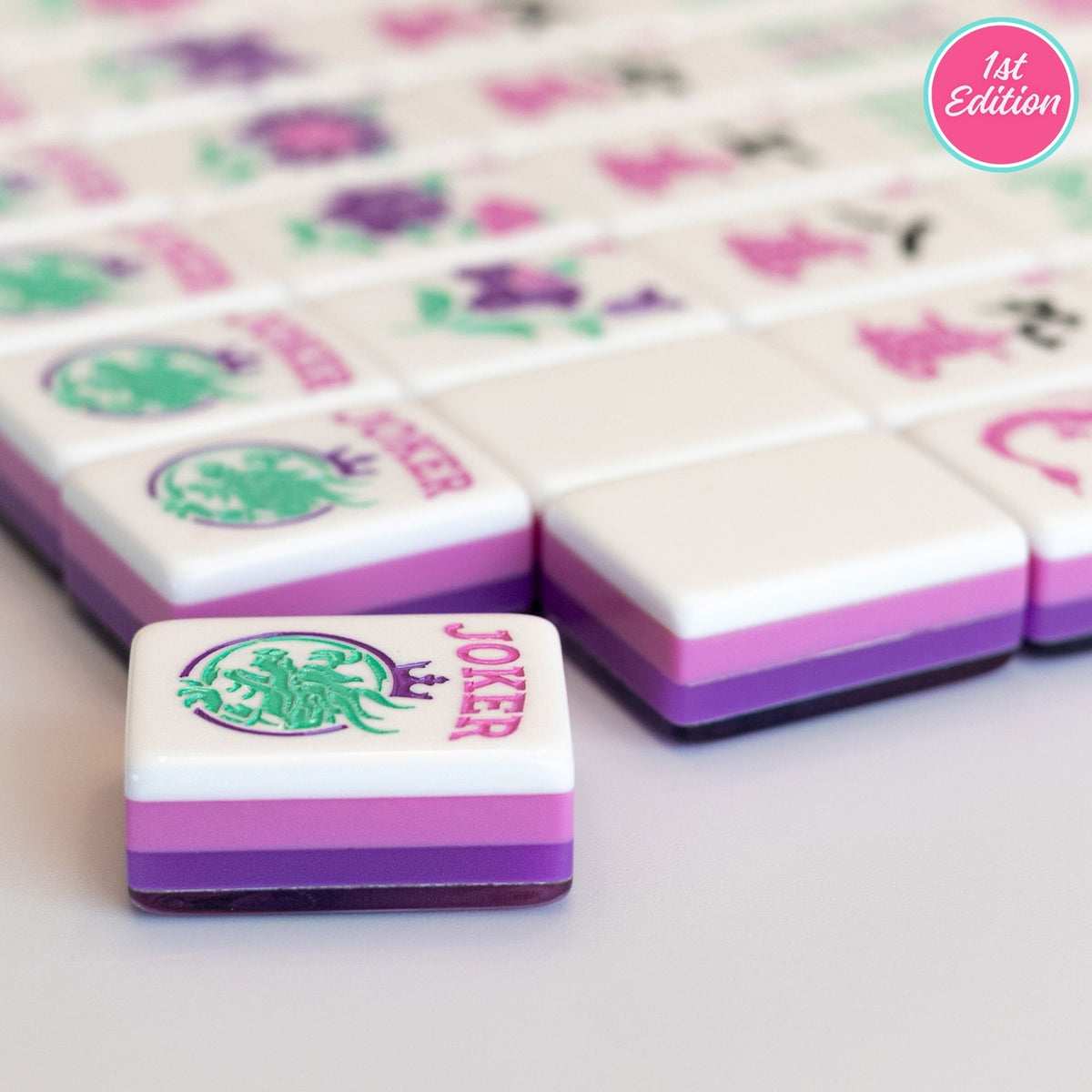 Tea Party Mahjong Tiles