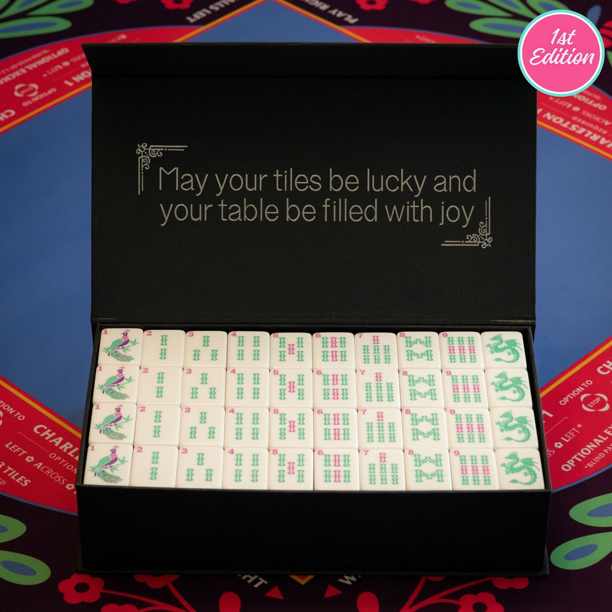 Tea Party Mahjong Tiles