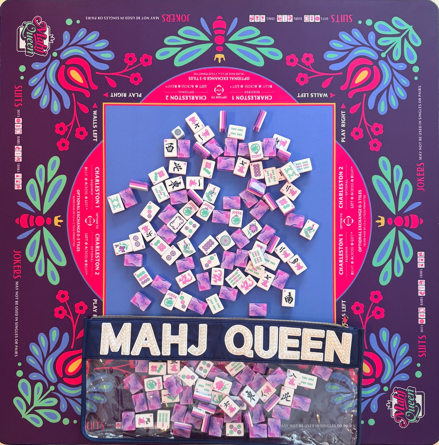 Tea Party Mahjong Tiles