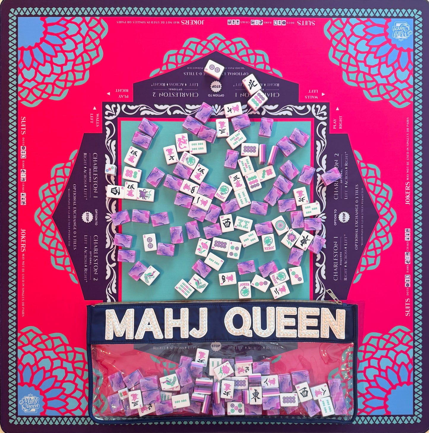 Tea Party Mahjong Tiles