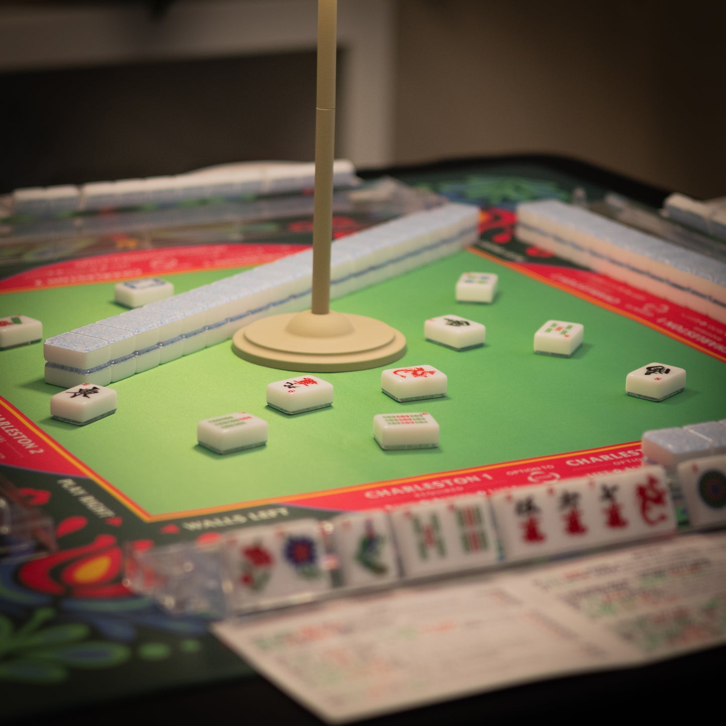 Queen Bee:  Lime Crush Mahjong Mat