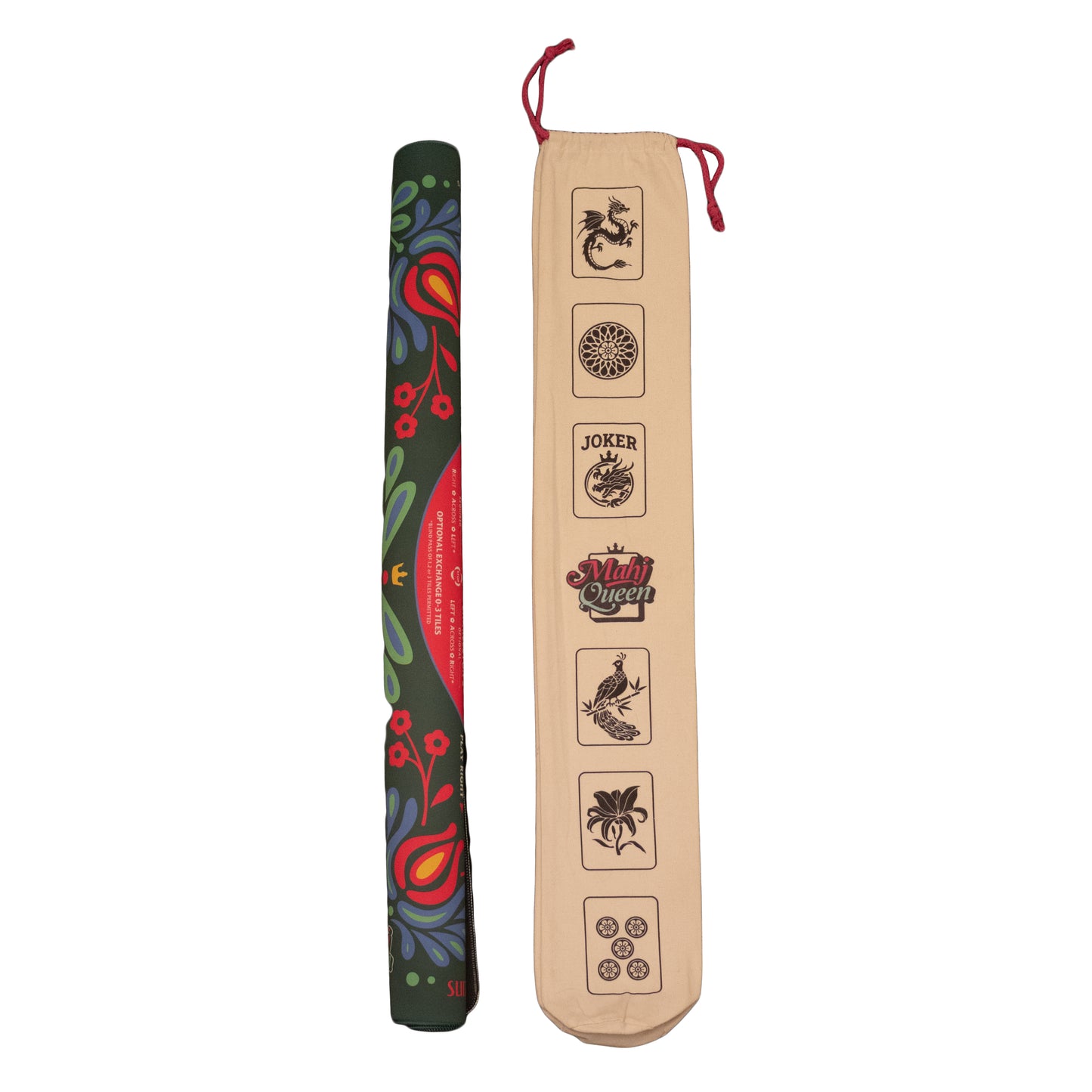 Queen Bee:  Lime Crush Mahjong Mat