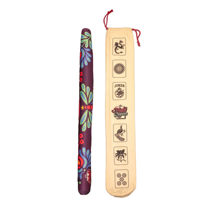 Queen Bee:  Electric Berry Mahjong Mat