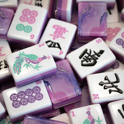 Tea Party Mahjong Tiles